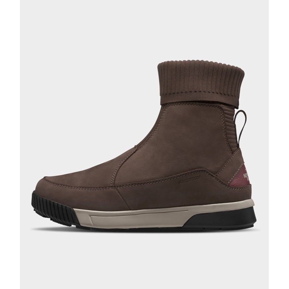 The North Face Sierra Knit WP Waterproof Boots Brown NF0A4T3Z Women 6.5